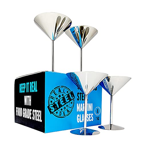 Top 10 Best Stainless Steel Martini Glass Reviews & Buying Guide