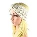 Produktbild Factorys Frauen Stirnbänder Turban Geknotet, Mädchen Haarbänder Aushöhlen Bogen Stricken Haarband