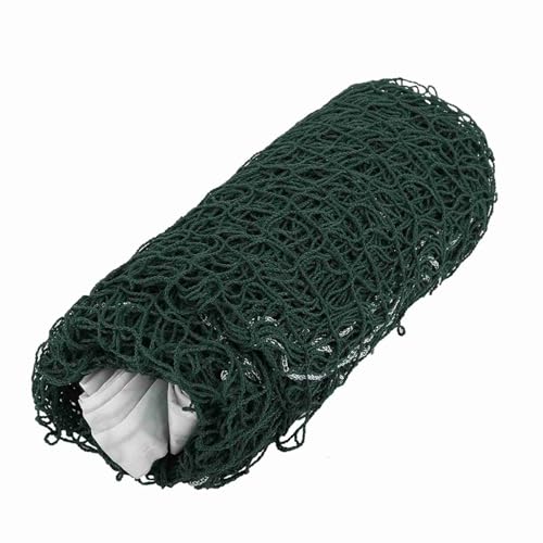 Badminton Net, Sports Outdoor Indoor Fitness Badminton Pickleball Replacement Net Tennis Net 2 Colors Portable Badminton Mesh Net for Training (Dark Green)