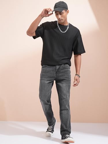 Image of Highlander Men's Straight Fit Jeans | Stretchable | Everyday Comfort & Style| Jeans for Man