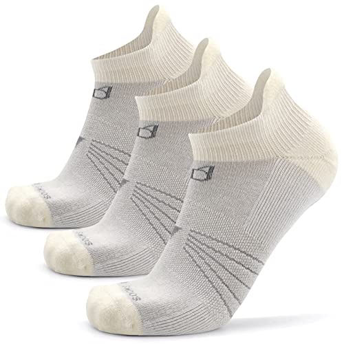 Image of Socks Daze 3 /6 Pack Men's Women's Merino Wool Ankle Running Sport Soft Thick Cushion Athletic Socks for Walking Light Hiking