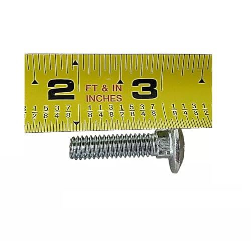 Trailer Door Carriage Bolt 5/16-18 x 1 Barrel and Torx Nut Latch Hinge Cargo Van