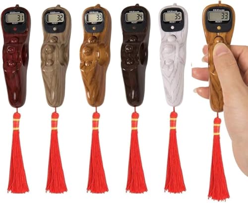 Image of 1 PCS Mantra Jaap Digital Tally Counting Finger Unique Design & Portable Hand Finger Counting Digital Set-1 Multi-Color- (Jaap Mala)