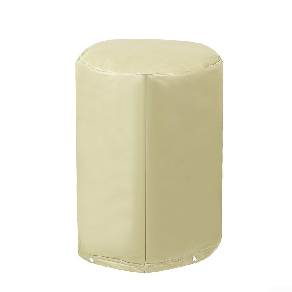 Cubierta de tanque de presión al aire libre, cubierta de aislamiento de pozo con forro térmico, escudo de equipo resistente a la intemperie para protectores de agua en el patio trasero, protección