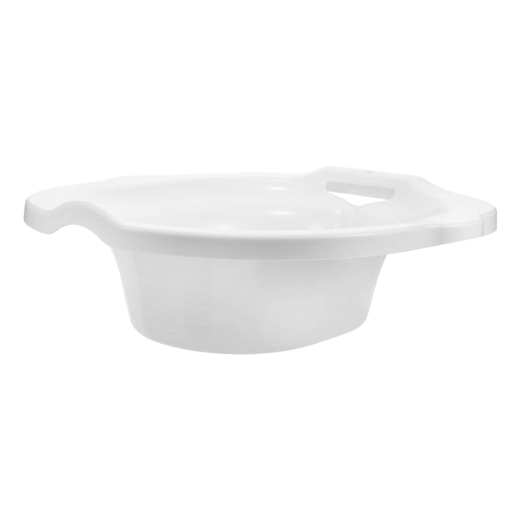 Bacinella Bagno Sitz per Sedile Wc in PP Ergonomica Bordi Lisci | Adatta a Donne Post Parto e Anziani, Uso in Ospedale e Viaggi, senza Bisogno di Piegarsi, per Igiene Quotidiana