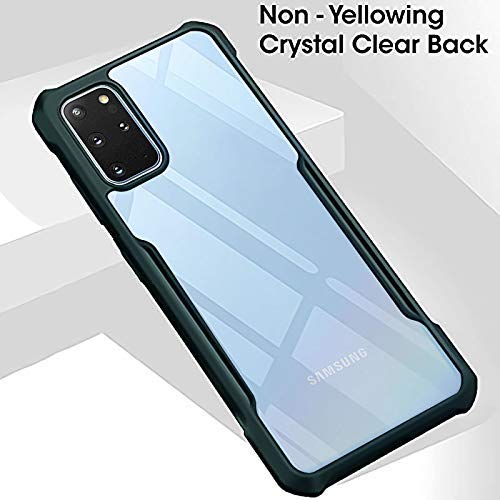 Image of WOW IMAGINE Shock Proof Clear Protective Back Case for Galaxy S21 Ultra - AirEDGE Technology | Full Camera Protection | Back Case Mobile Cover for Samsung Galaxy S21 Ultra - Camo Green