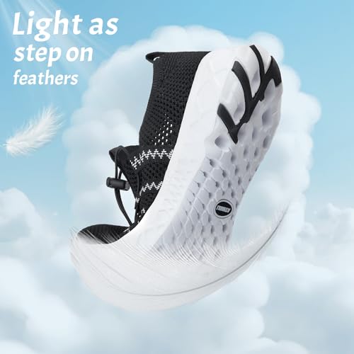 Image of ATHMILE Water Shoes for Men Women Barefoot Hiking Swim River Beach Knit | Adult Lake Pool Aqua Socks Quick Dry for Hiking Surfing Kayaking Sport Accessories Camping Must Haves