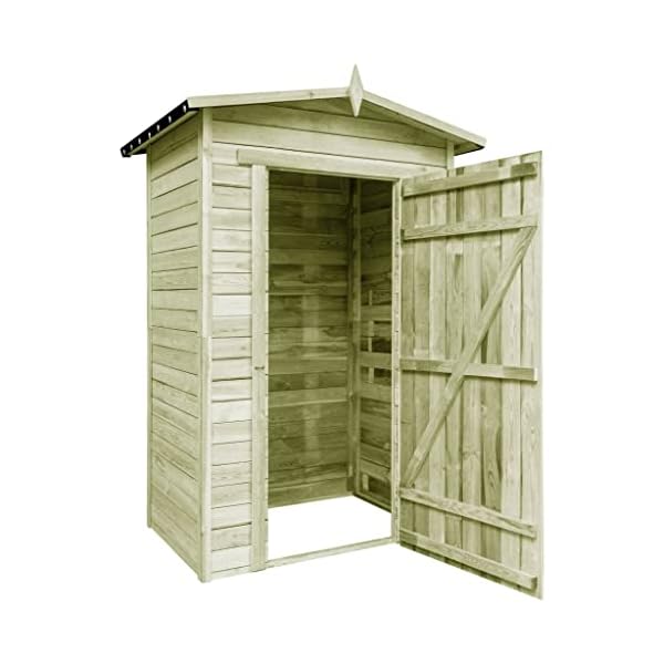 vidaXL Kiefer Imprägniert Gartenschuppen Holzhaus Geräteschuppen Gartenhaus – Bild 7
