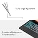 Magic Keyboard Case for iPad 11th (A16, 2025)/10th Generation 2022, Magnetic Stand with Multi-Touch Trackpad, iPad 10.9-inch 10th Gen /11th Gen Keyboard Case, Floating Cantilever Stand,Backlit,White