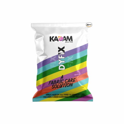 Kadam DyFix Sachets (15g x 20N) Fabric Care Solution, Dye Fixative