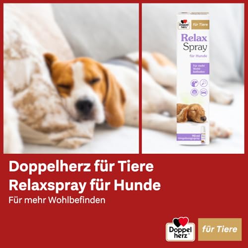 Doppelherz Relax Spray für Hunde - Umgebungsspray für mehr Wohlbefinden - geruchsneutral - 90 ml