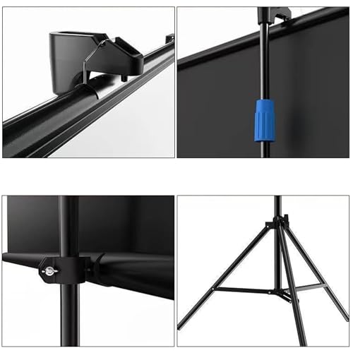 Pantalla para proyector portátil con soporte 60" 16:9 miniatura 3