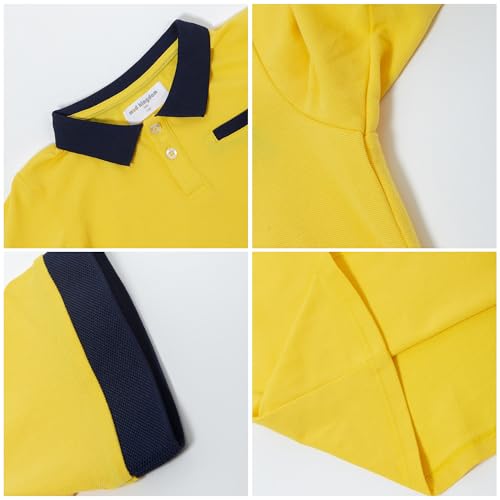 Image of Mud Kingdom Boys Polo Shirt Short Sleeve School Uniform Pique Polo Summer