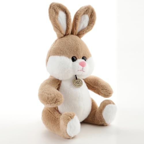 Image of Brown Bunny Plush Soft Toy 45 CM for Kids, Ultra Soft Stuffed Rabbit Teddy, Cute Huggable Plush Doll for Babies, Toddlers, Girls & Boys, Birthday Gift, Washable