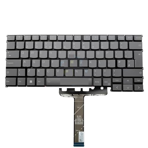 Clavier pour ThinkBook 14 G6 IRL ABP 2023 PH4CL touches gris clair version anglaise espagnole