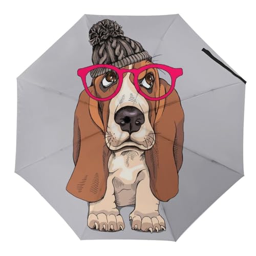 Parapluie automatique fleurs colorées compact et pliant pour homme et femme