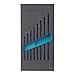 HAZET 163-95L 2-Component Soft Foam Insert - Multi-Colour
