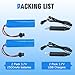 3.7V 2500mAh Li-ion Battery 2 Pack Rechargeable Batteries with 2 USB Charger Cable for Remote Control Cars, Toy Monster Off-Road Trucks