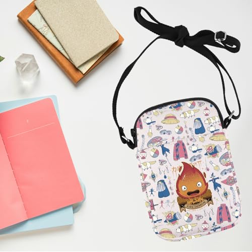 TGBJE Fire Crossbody Bags Japanese Anime Messenger Bag Movie Character Inspired Shoulder Bag Animation Fire Gift3