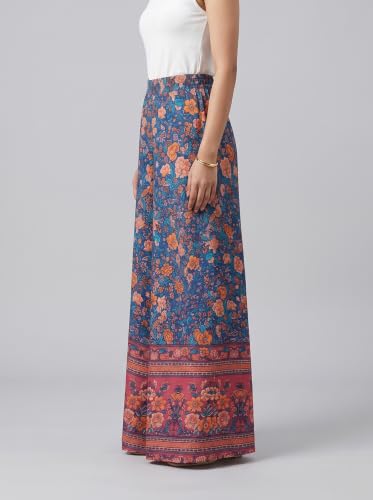 Image of HELLCAT Trousers for Woman | Palazzo Pants | Wide Leg Printed Palazzo | Women Casual Trouser | Korean Trousers