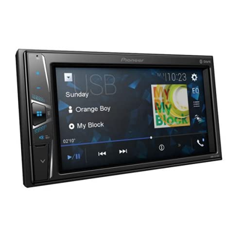PIONEER DMH-G225BT Receptor AV de mídia digital duplo DIN com tela sensível ao toque WVGA de 6,2 polegadas