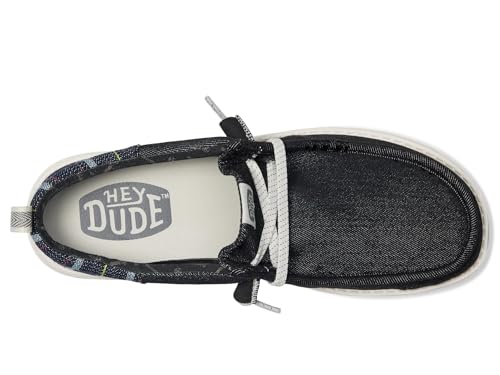 HEYDUDE Men's Wally Funk Striped Denim Slip-On2