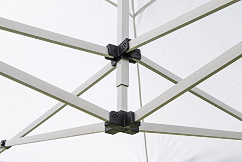Tonnelle pliante 3 x 6 m imperméable tente réception acier bâche PVC blanc