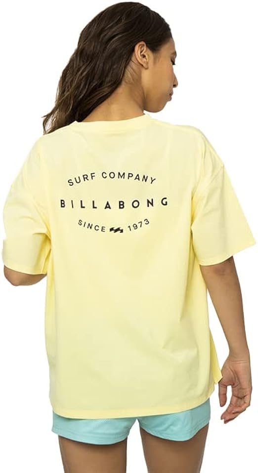Amazon Co Jp Billabong ビラボン ラッシュガード Surf Flex S S Tee 半袖 水陸両用 レディース 品番 013 1 0131 日本正規品 Pca イエロー L スポーツ アウトドア
