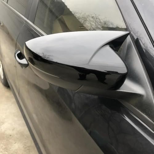 Couverture carbone Polo MK5, masque coque rétroviseur rayée