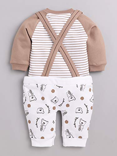 Image of BABY GO Designer Half Sleeve Dungaree for Baby Boys