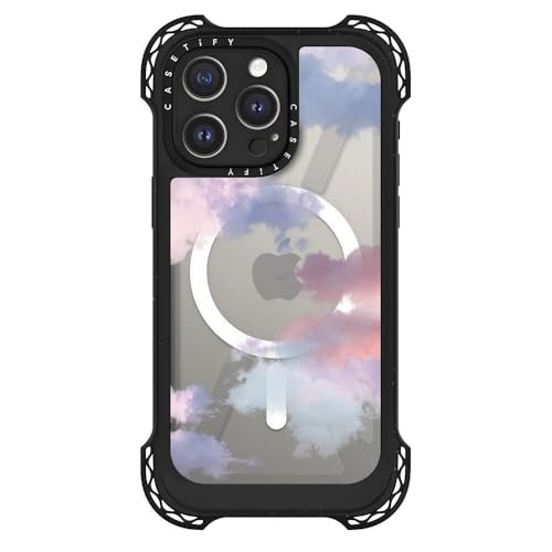 Coque iPhone 15 Pro Max CASETiFY protection intégrale MagSafe transparente Noir