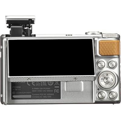 Canon PowerShot SX740 HS Digital Camera (Silver) 20.3MP, 40x Optical Zoom, 4K UHD Video, Wi-Fi & Bluetooth, Compact Point & Shoot Travel Camera + 64GB SD Card + Padded Case + Microfiber Cloth