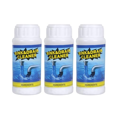 Fast Foaming Sink Drain Cleaner 3pcs Sky Blue