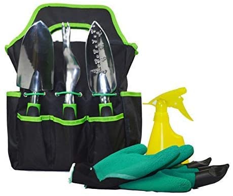 Gartengeräte-Set, 9-teilig, Gartengeräte, Gartenhandwerkzeuge, Gartengeschenke für Frauen und Kinder.