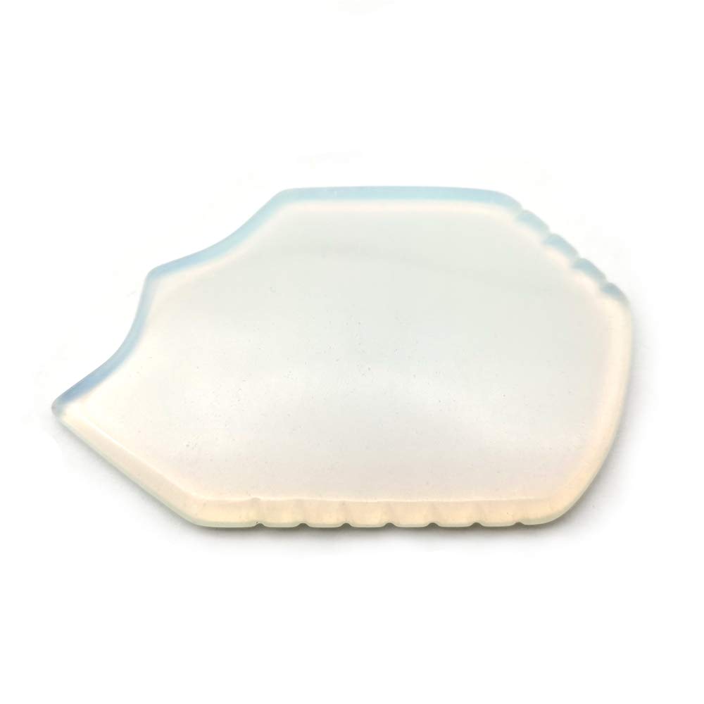 RODEREK Herramientas Gua Sha, herramientas de masaje Opal Gua Sha, tabla facial Gua Sha, herramientas de belleza para terapia de acupuntura