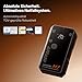 LUCKFIRE M7 TÜV-Zertifizierte Auto Starthilfe Powerbank für Pkw, SmartIgnition 12V Jump Starter Powerbank mit Kompressor, 60Wh Tragbarer Booster für bis zu 10-L Benzin- und 8,5-L Dieselmotoren