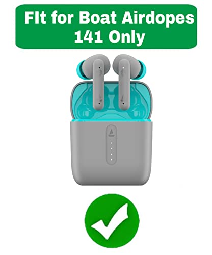 Meyaar Leather Case Only Compatible with Boat Airdopes 141- (Only Cover- केवल कवर) (Tan)