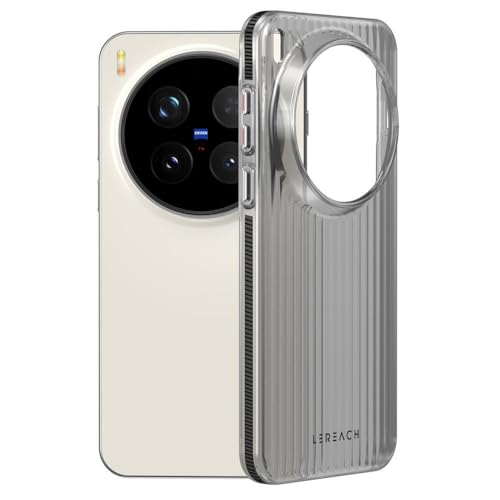 Image of TOC Series Flowing Grid Pattern PC Back Case for Vivo X300 Pro, Lightweight Shockproof Protective Cover with Premium Matte Coating, Anti-Fingerprints, Strong Edges & Sleek Modern Look - Black