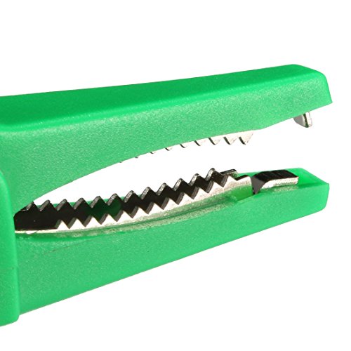Image of uxcell Alligator Clips Heavy-Duty Insulated Car Battery Electrical Clamp 30A Green with 4mm Banana Jack Socket