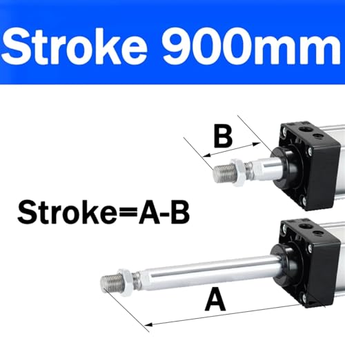 Cylindre pneumatique SC32 double effet pour motoriser un établi d'atelier en longueur - 3
