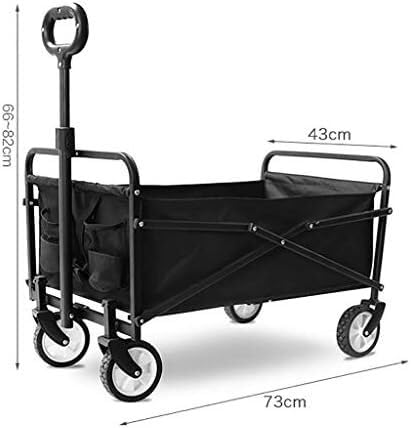 Einkaufstrolley Faltbarer Gartenwagen - Multifunktional für Outdoor-Camping, Strand und Gartenarbeit - Leichtgewichtig, Einfach zu transportieren – Bild 3