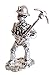 Price comparison product image 1000 Flags Cornish Tin Miner With Pick Ornament in Pewter - Hand Made in Cornwall