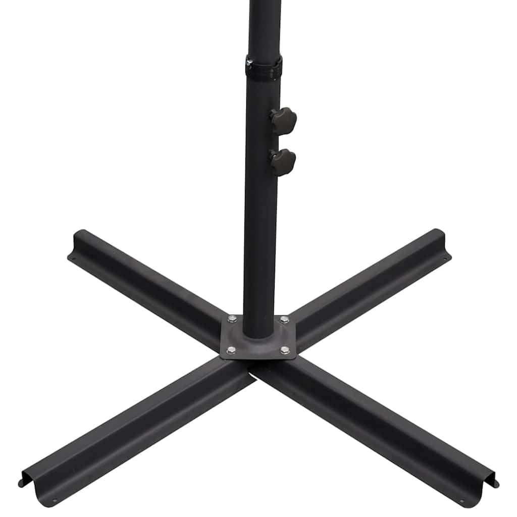 Niebieski parasol ogrodowy wspornikowy 3 m