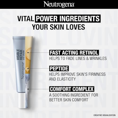 Neutrogena Visible Repair Retinol Day & Night Eye Cream: Boosts Collagen for Anti-Ageing & Fine Lines 15g - Image 5