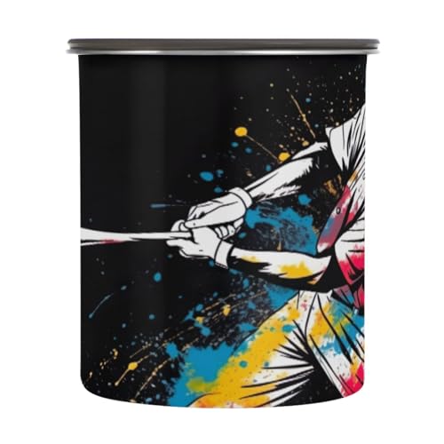 Envase hermético de acero inoxidable para café 900 ml
