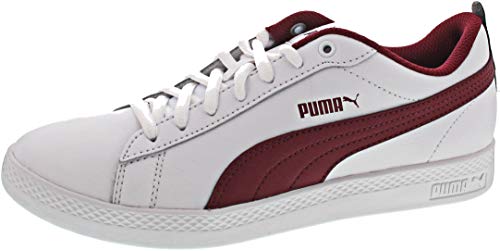 PUMA Damen Puma Smash Wns V2 L Sneaker, Puma White Rhubarb, 36 EU