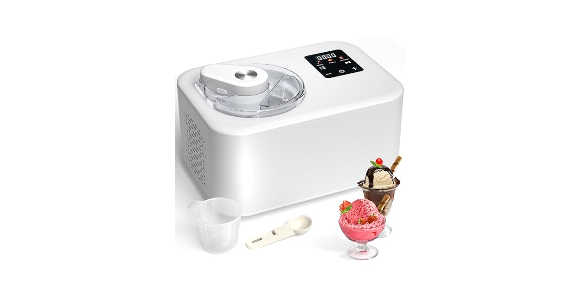 イマン オードリー ペールクリーム ビートキャニスター 5個セット Amazon.com: COSTWAY Ice Cream Maker, 1.1-Quart Automatic