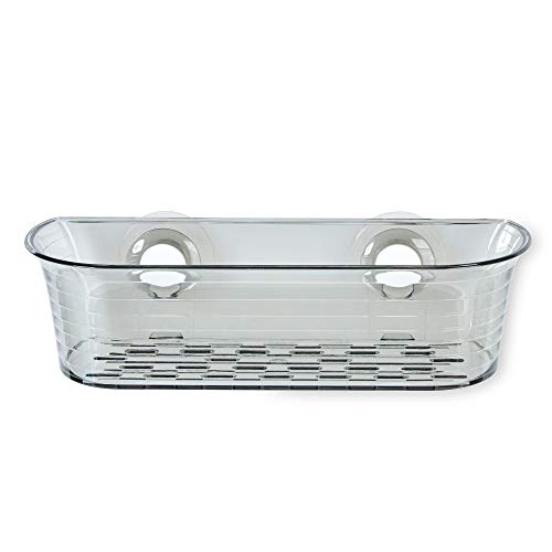 Better Living Products 13871 IMPRESS Large Suction Basket , Smokey Grey