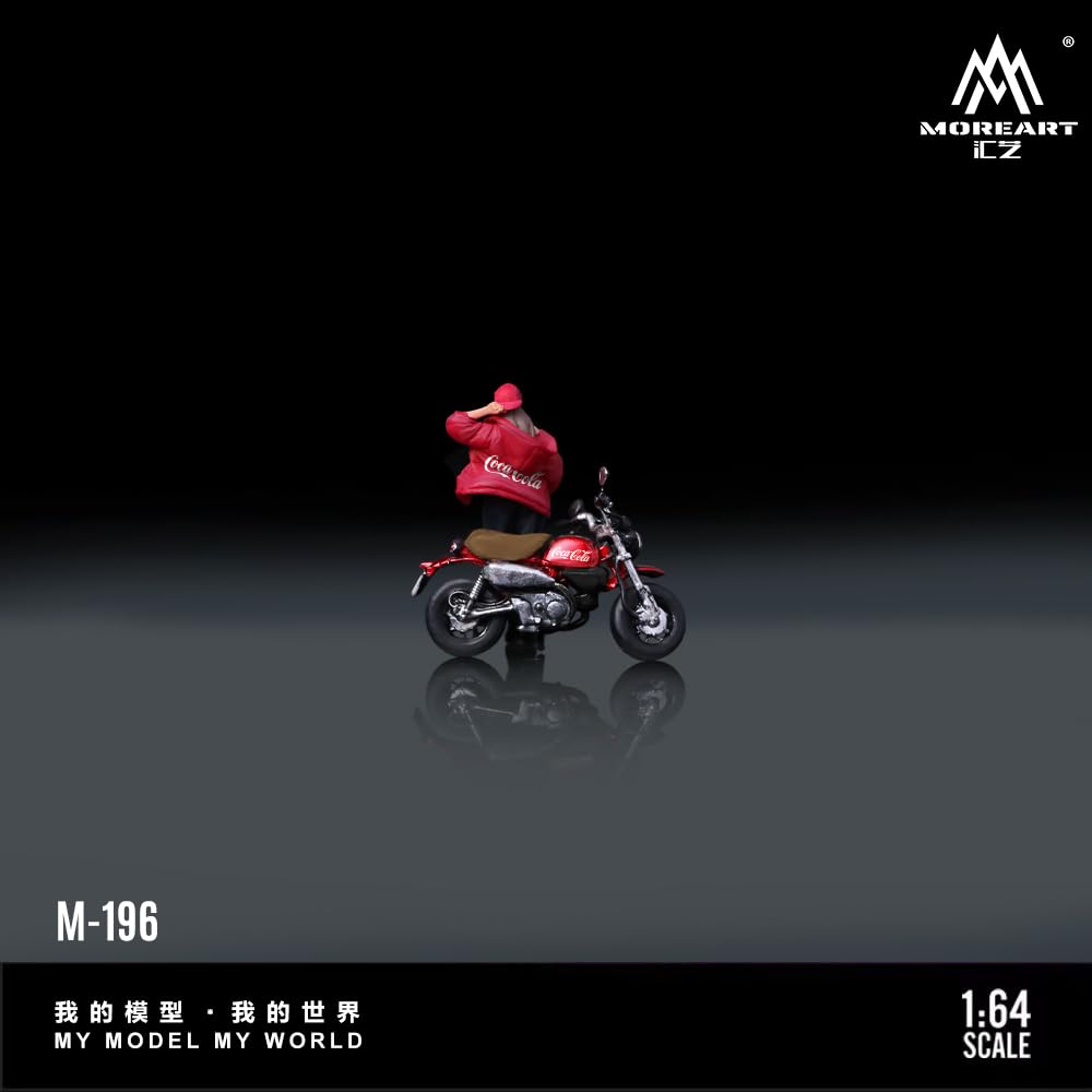 Amazon | MoreArt 1/64 モンキー 125 コカ・コーラ & ガール フィギア