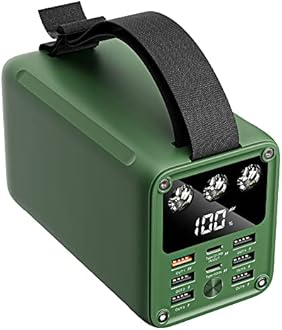 60000mAh High Capacity Power Bank Fast Charging 22.5W Max PD 3.0 20W Portable USB C Battery Packs with 7 Outputs & LCD Display Battery Bank for iPhone, Samsung, iPad ,Macbook & Outdoors Camping